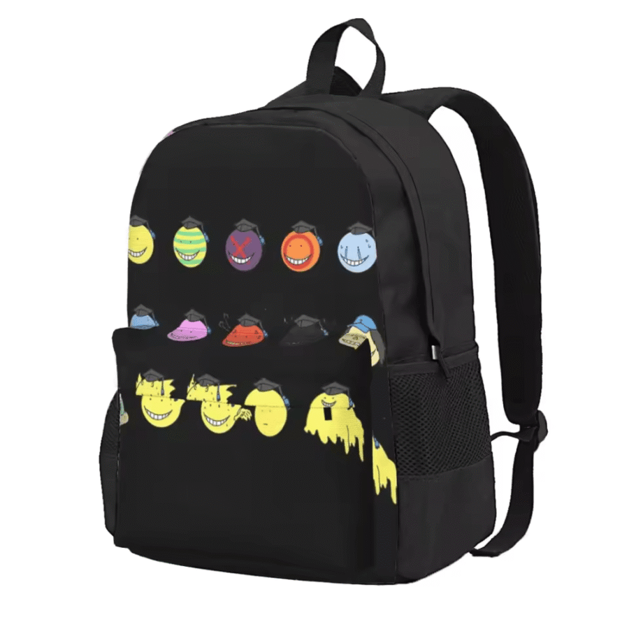 Anime Assassination Classroom Koro-sensei Black Schoolbag Anime Assassination Classroom Koro-sensei Black Schoolbag