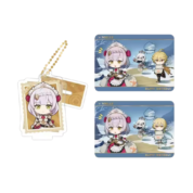 Anime Genshin Impact Noelle Acrylic Stand And Collection Card Set