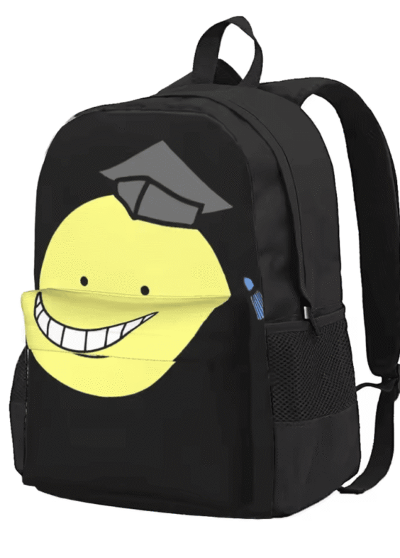 Assassination Classroom Anime Koro-sensei Black Backpack