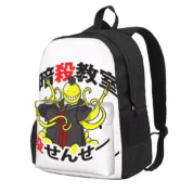 Assassination Classroom Anime Koro-sensei Canvas Backpack