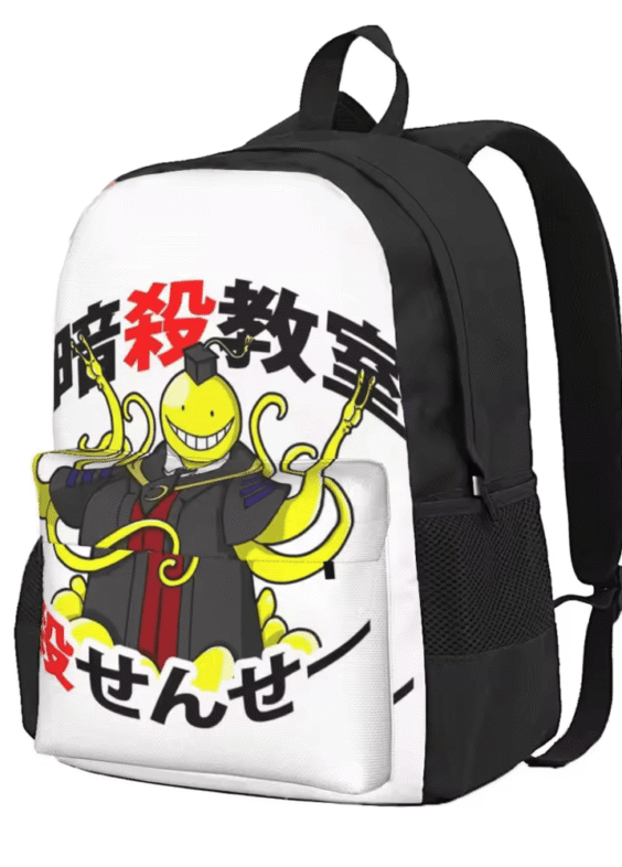 Assassination Classroom Anime Koro-sensei Canvas Backpack
