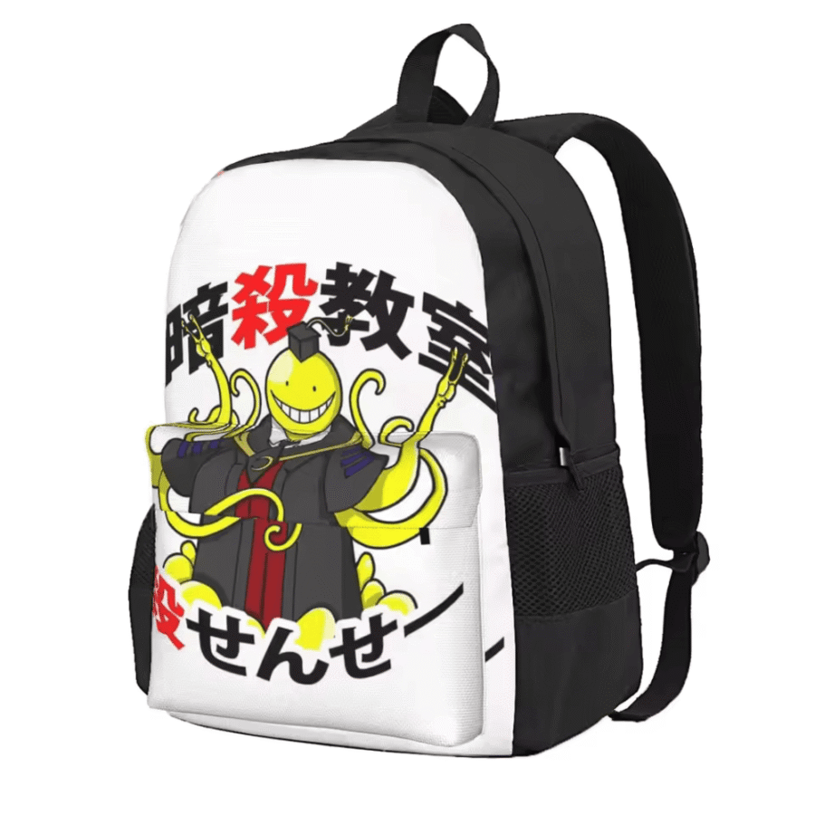 Assassination Classroom Anime Koro-sensei Canvas Backpack Assassination Classroom Anime Koro-sensei Canvas Backpack
