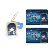 Anime Genshin Impact Yelan Acrylic Stand And Collection Card Set