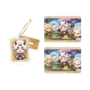 Anime Genshin Impact Arataki Itto Acrylic Stand And Collection Card Set