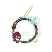 Anime Genshin Impact Shikanoin Heizou Acrylic Storage Keychain