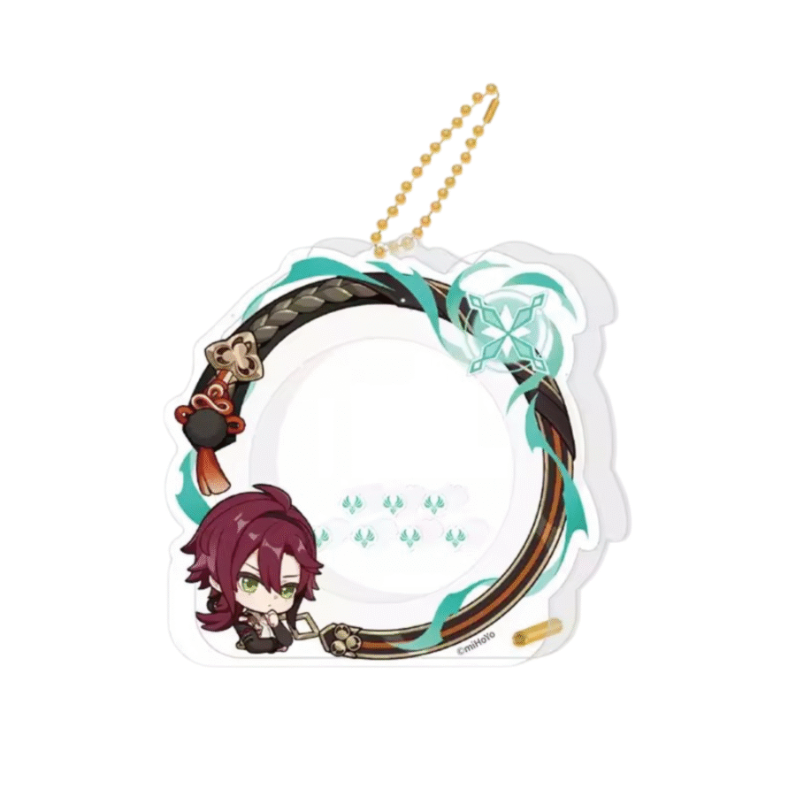 Anime Genshin Impact Shikanoin Heizou Acrylic Storage Keychain Anime Genshin Impact Shikanoin Heizou Acrylic Storage Keychain
