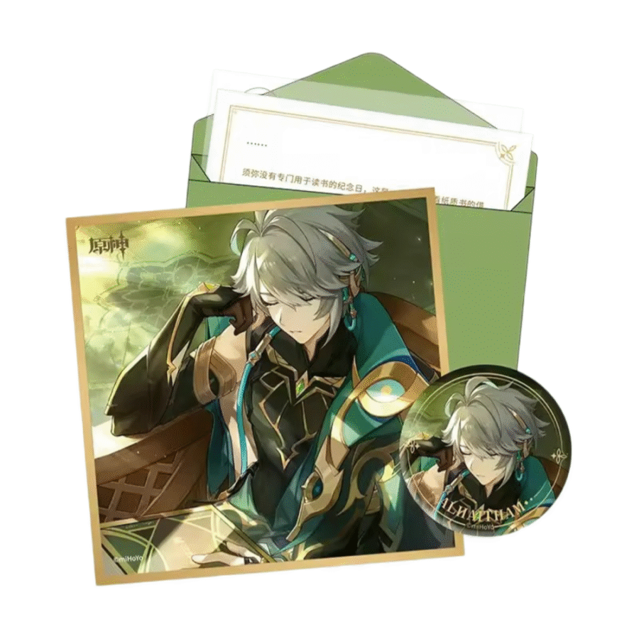 Anime Genshin Impact Alihaitham Birthday Gift Box Set Anime Genshin Impact Alihaitham Birthday Gift Box Set