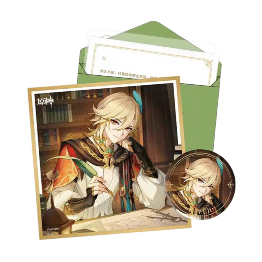 Anime Genshin Impact Kaveh Birthday Gift Box Set Anime Genshin Impact Kaveh Birthday Gift Box Set