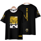 Anime A Certain Magical Index Mikoto Misaka Black T-Shirt