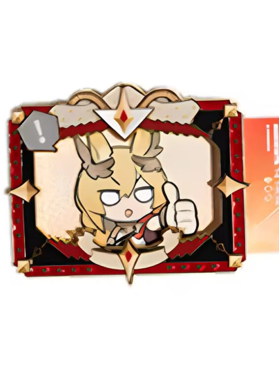 Anime Arknights Nearl The Radiant Knight Refrigerator Magnet