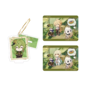 Anime Genshin Impact Collei Acrylic Stand And Collection Card Set