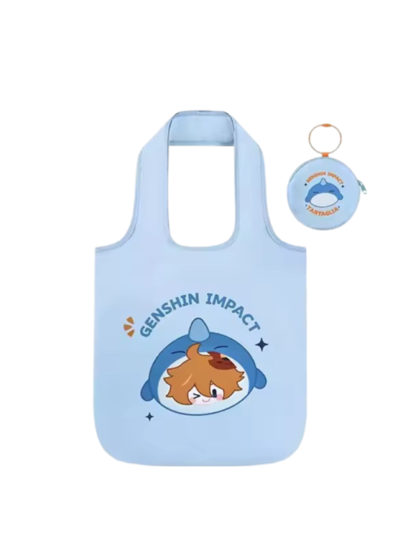 Anime Genshin Impact Tartaglia Folding Tote Bag
