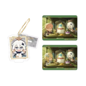 Anime Genshin Impact Paimon Acrylic Stand And Collection Card Set