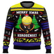 Anime Assassination Classroom Koro-Sensei Ugly Merry Xmas Christmas Sweater