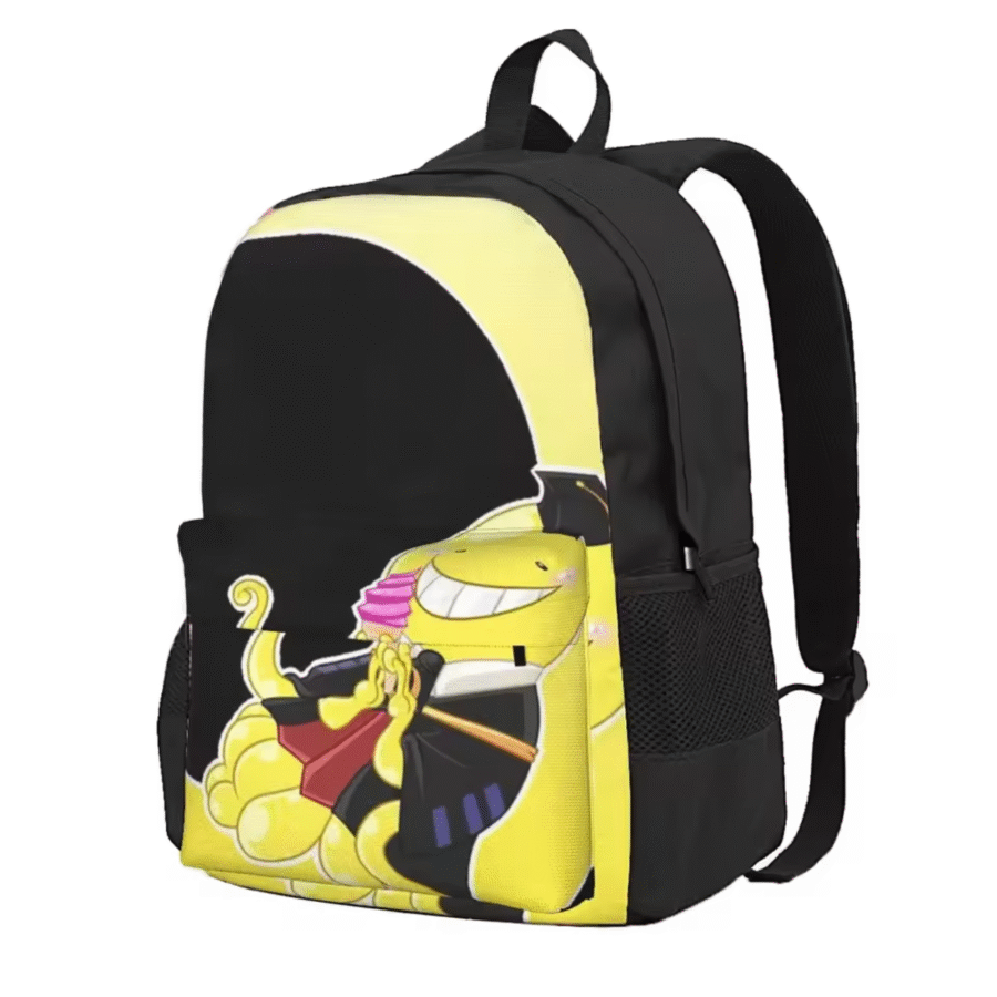Anime Assassination Classroom Koro-Sensei Printed Shoulder Bag Anime Assassination Classroom Koro-Sensei Printed Shoulder Bag