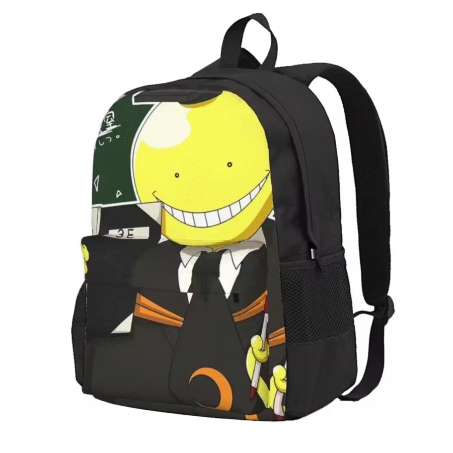 Anime Assassination Classroom Koro-Sensei Black Shoulder Bag Anime Assassination Classroom Koro-Sensei Black Shoulder Bag