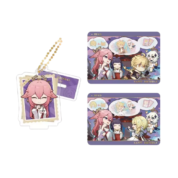 Anime Genshin Impact Yae Miko Acrylic Stand And Collection Card Set