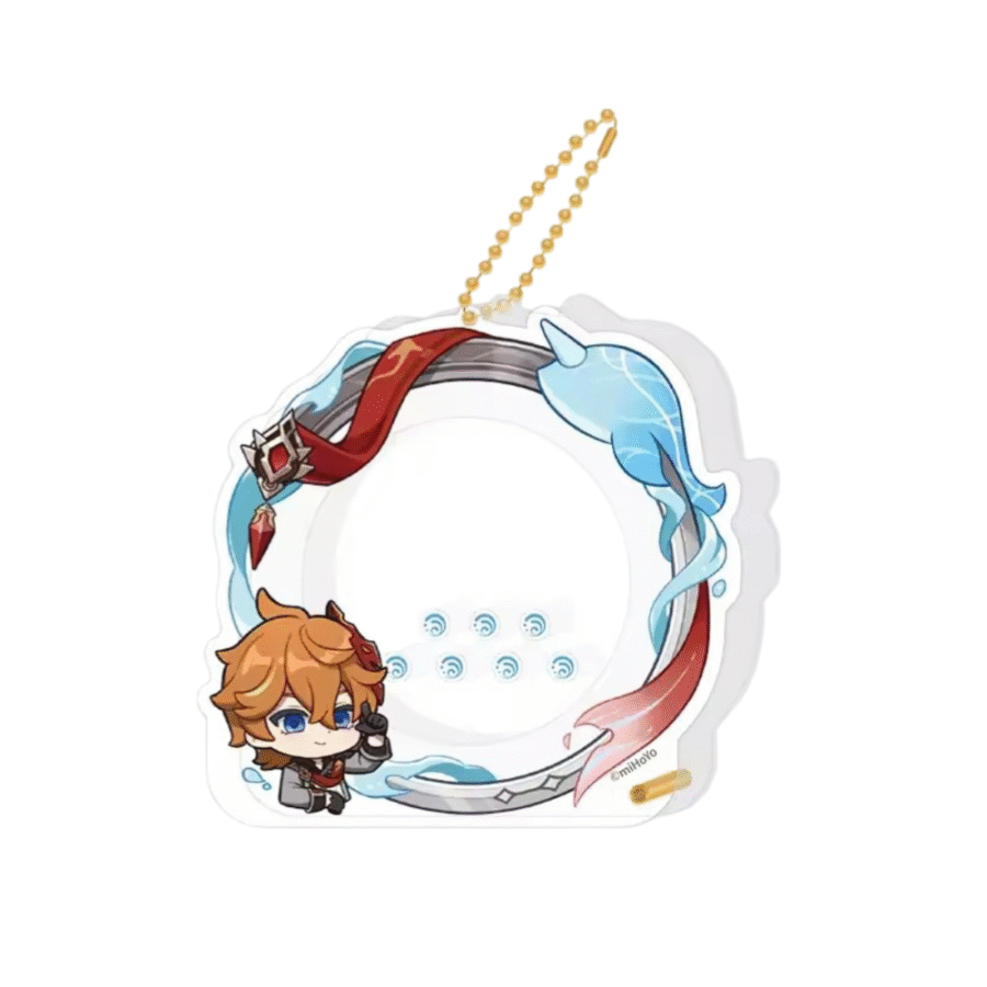 Anime Genshin Impact Tartaglia Acrylic Storage Keychain Anime Genshin Impact Tartaglia Acrylic Storage Keychain