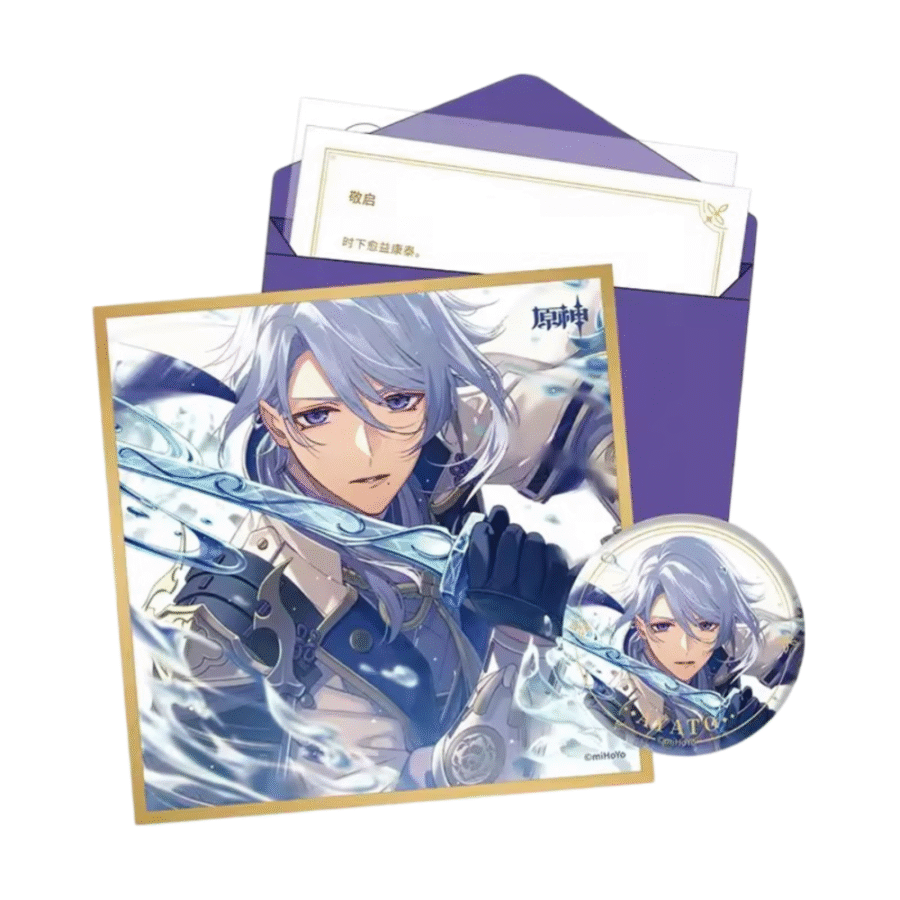 Anime Genshin Impact Ayato Birthday Gift Box Set Anime Genshin Impact Ayato Birthday Gift Box Set