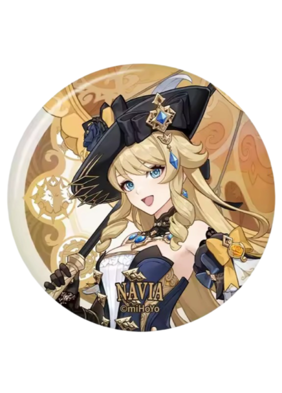Anime Navia Genshin Impact Badge