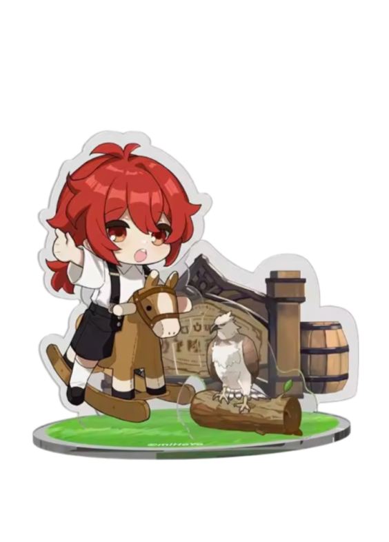 Anime Genshin Impact Diluc Acrylic Stand