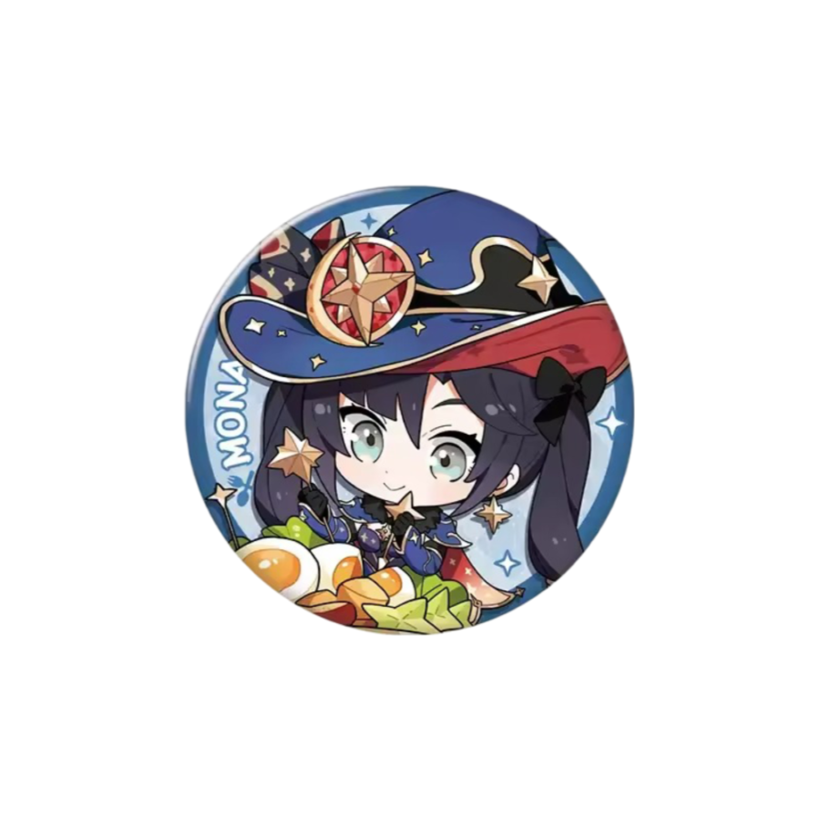 Genshin Impact Mona Anime Badge