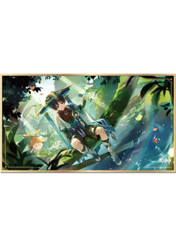 Anime Genshin Impact Wanderer Colored Paper