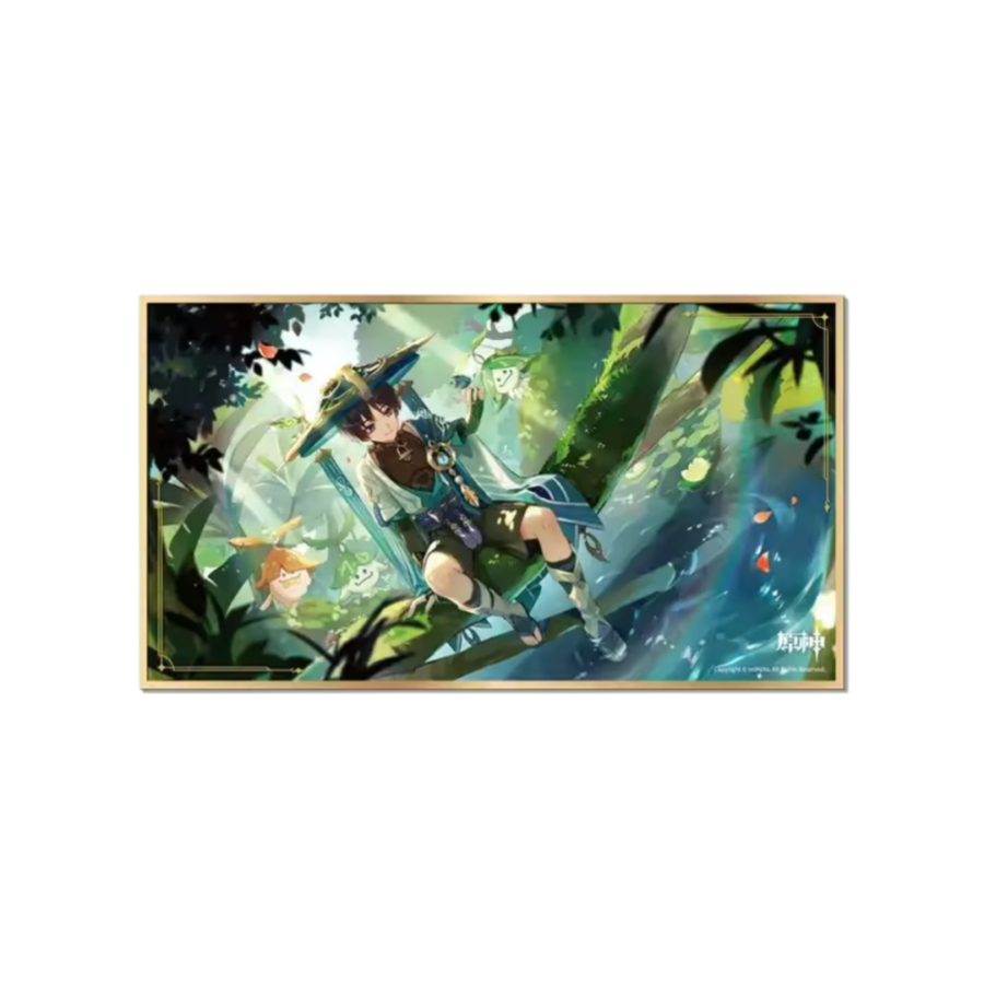 Anime Genshin Impact Wanderer Colored Paper