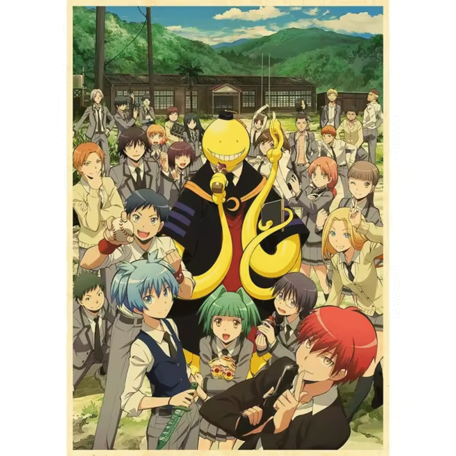 Anime Assassination Classroom Character Poster Wall Art Anime Assassination Classroom Character Poster Wall Art