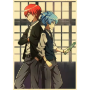 Anime Assassination Classroom Karma Akabane And Nagisa Shiota Poster Wall Art