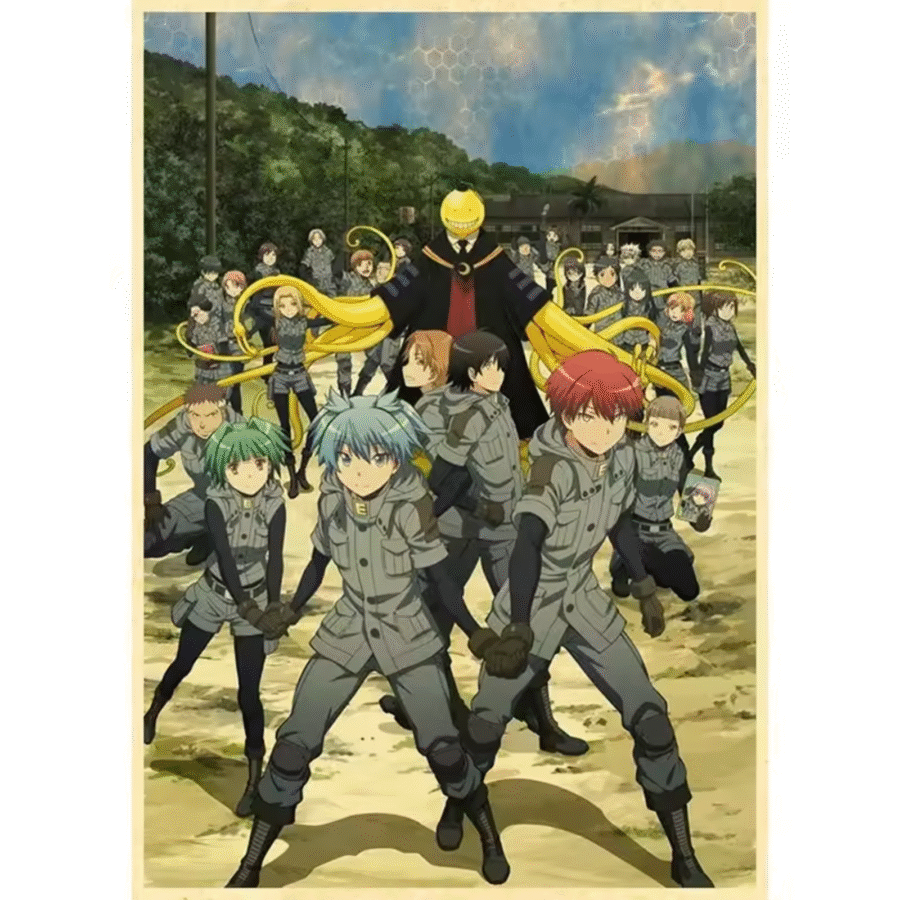 Assassination Classroom Anime Character Poster Wall Art Assassination Classroom Anime Character Poster Wall Art
