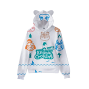 Anime Animal Crossing Cat Ears Casual Hoodie