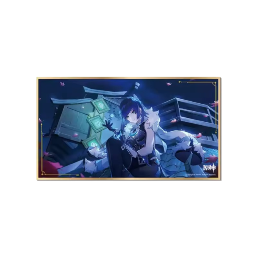 Anime Genshin Impact Yelan Colored Paper