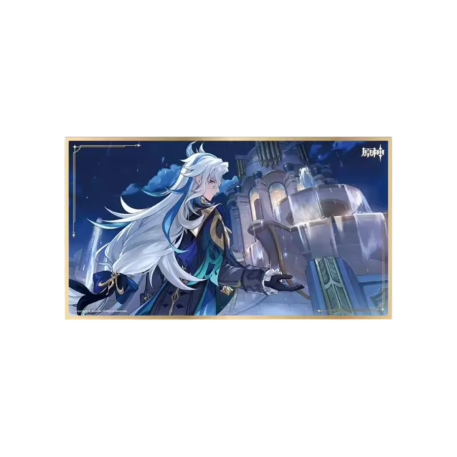 Anime Genshin Impact Neuvillette Colored Paper