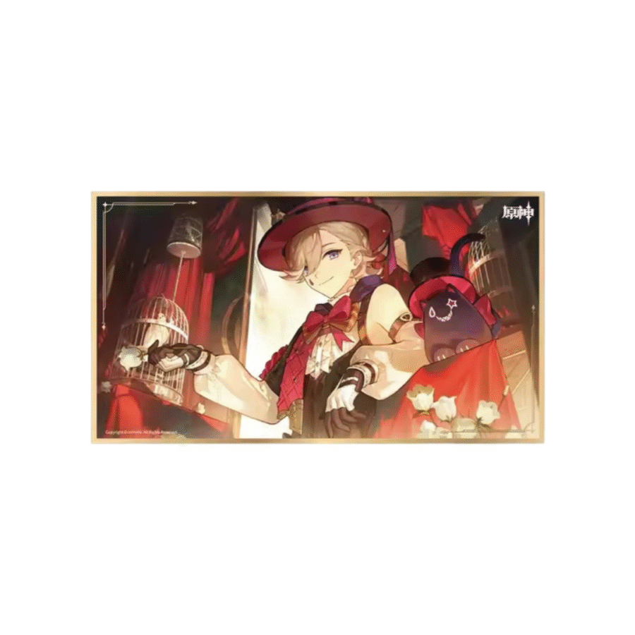 Anime Genshin Impact Lyney Colored Paper Anime Genshin Impact Lyney Colored Paper