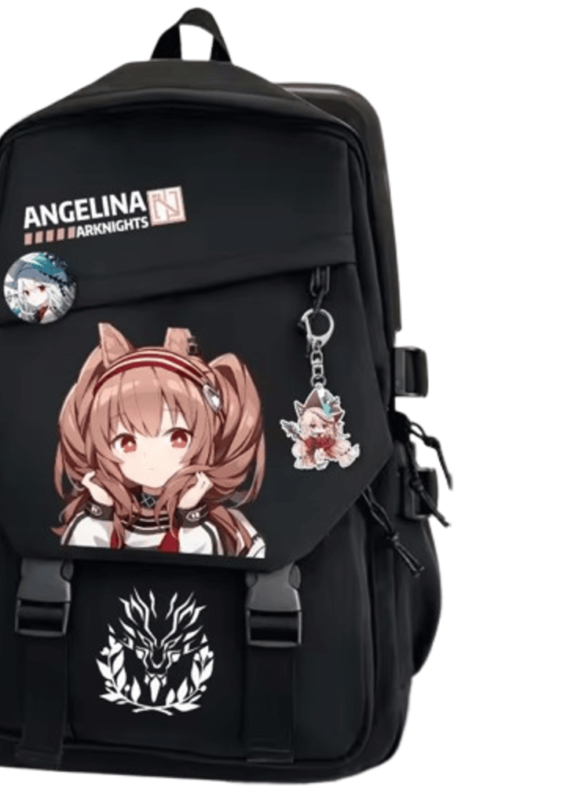 Anime Arknights Angelina School Bag
