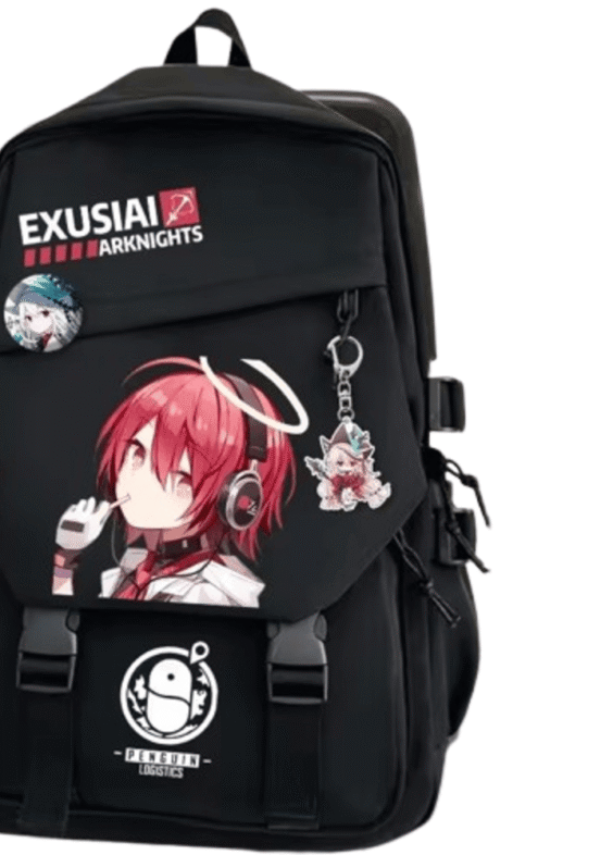 Anime Arknights Exusiai Nylon School Bag