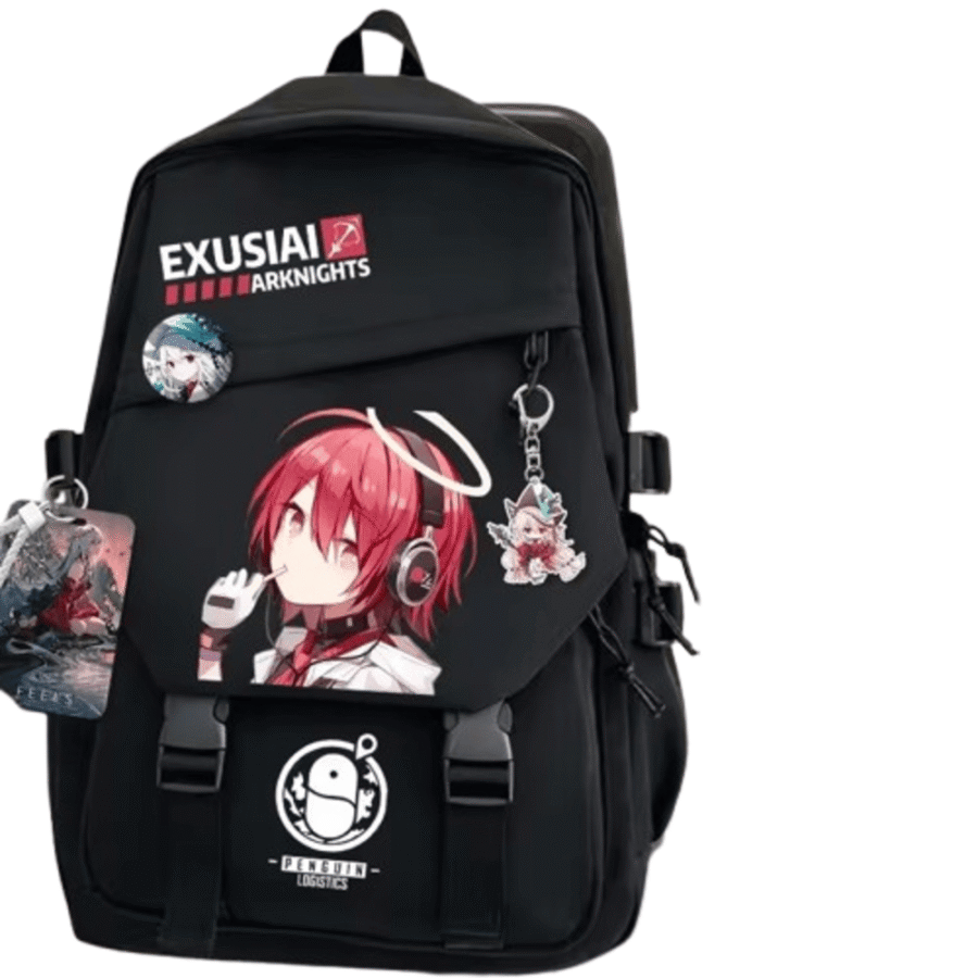 Anime Arknights Exusiai Nylon School Bag Anime Arknights Exusiai Nylon School Bag