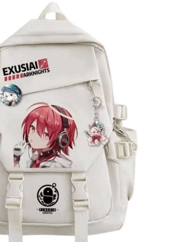 Arknights Anime Exusiai Nylon School Bag