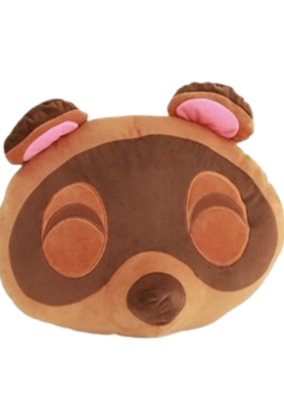 40cm Anime Animal Crossing Tom Nook Eye Closed Plush Pillow
