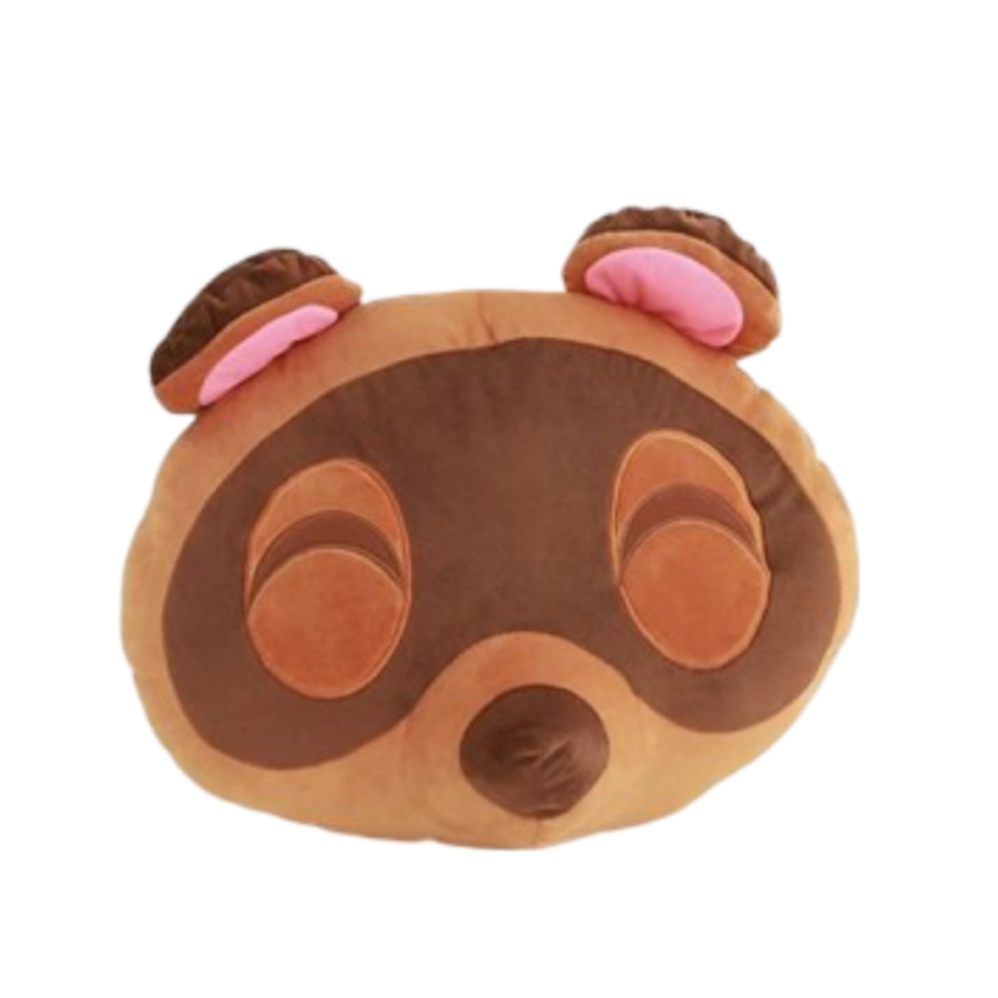 40cm Anime Animal Crossing Tom Nook Eye Closed Plush Pillow