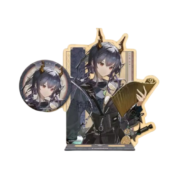 Anime Arknights Ch'en Acrylic Stand Badge Set