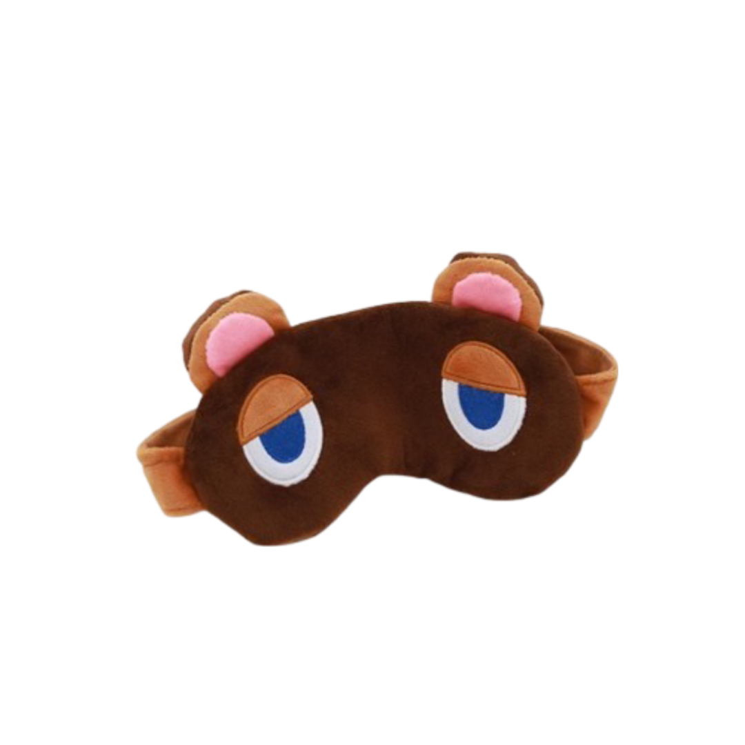 Anime Animal Crossing Tom Nook Sleeping Blue Eye Mask