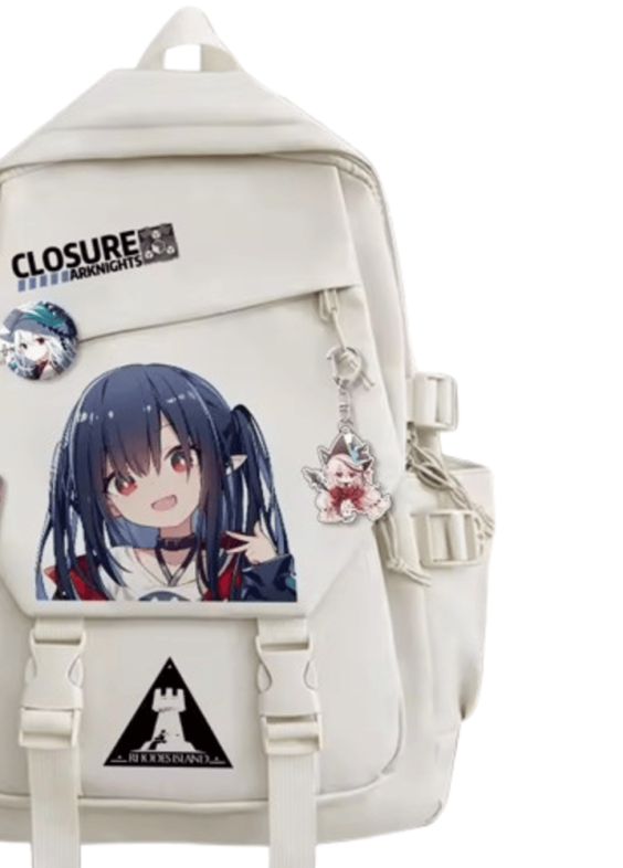Arknights Anime Closure School Bag