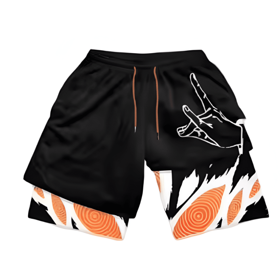 Naruto Anime Gym Shorts