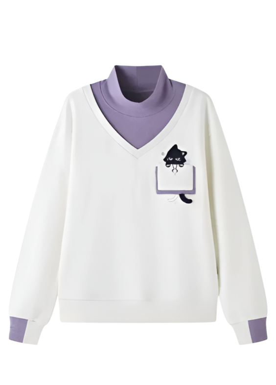 Anime Genshin Impact Wanderer Fairy Tale Cat Sweatshirt