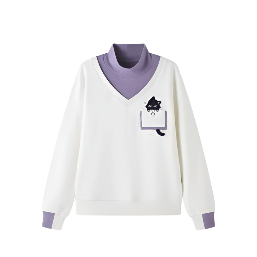 Anime Genshin Impact Wanderer Fairy Tale Cat Sweatshirt