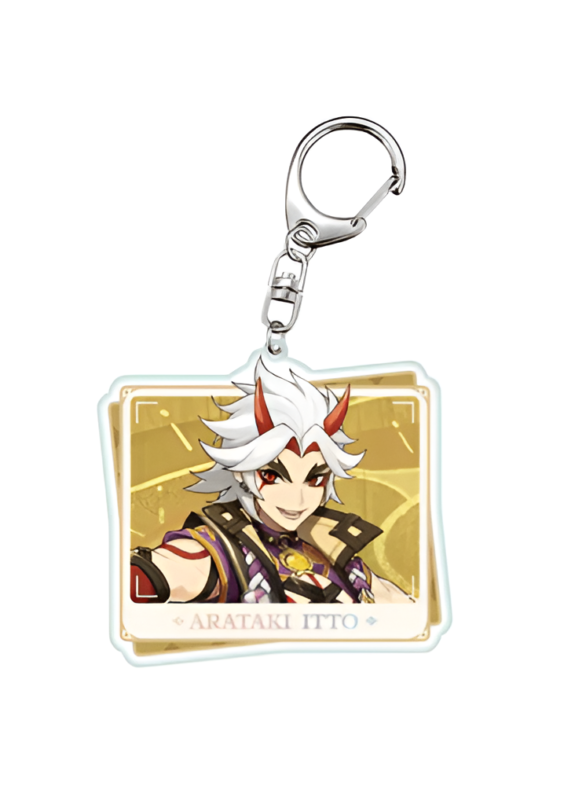 Anime Genshin Impact Arataki Itto Acrylic Keychain