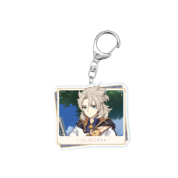 Anime Genshin Impact Albedo Acrylic Keychain