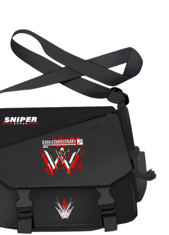 Anime Arknights Sniper Mercenary Sarkaz Fighter Shoulder Bag